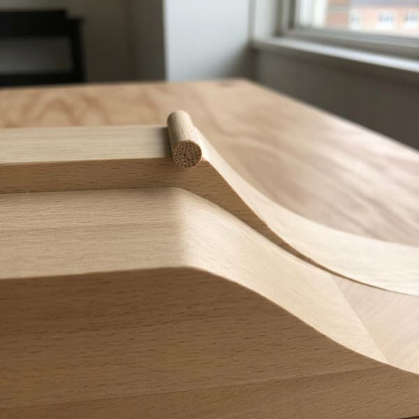 A solid wood toe-skating ramp for practising Ollies, with an elegant design – Spot B