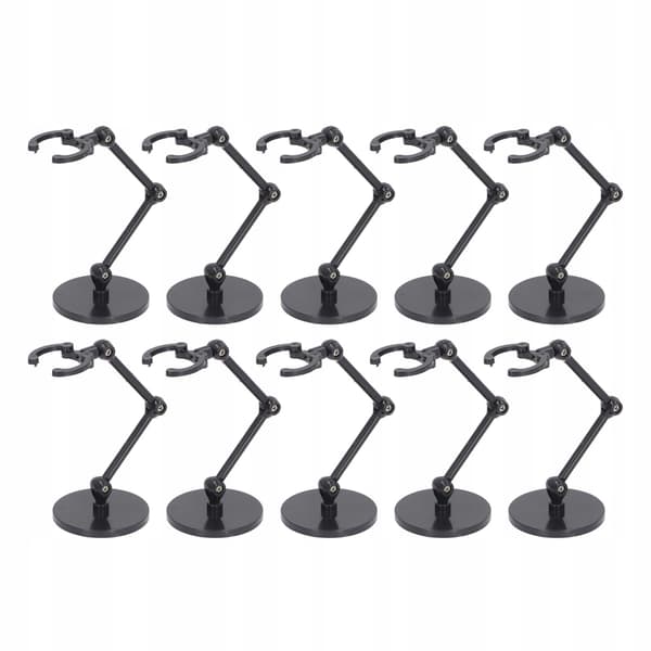 Display stand for dolls and action figures, made of plastic, for 6-inch models