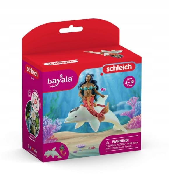 Schleich Bayala 70719 Isabelle on a dolphin figurine