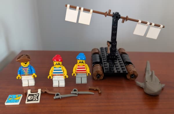 Lego 6257 Pirates on a Raft