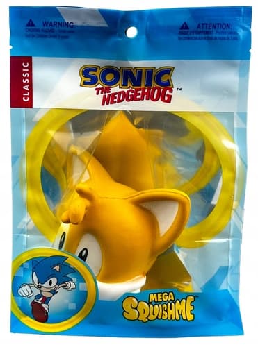 Sonic the Hedgehog Squishme Tails Squishie, 12cm