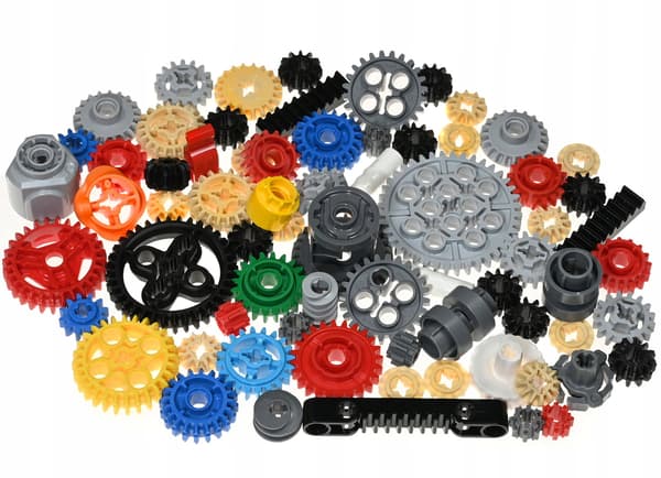 LEGO TECHNIC Gears – 70-piece XL Starter Set: Differential and Clutch
