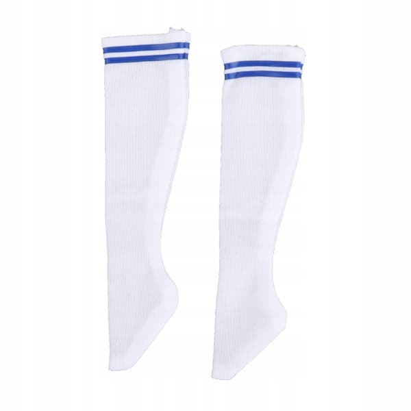 1/6 scale sock accessories – ‘Moda Stylowy Mini Stripe’ blue crew-neck top
