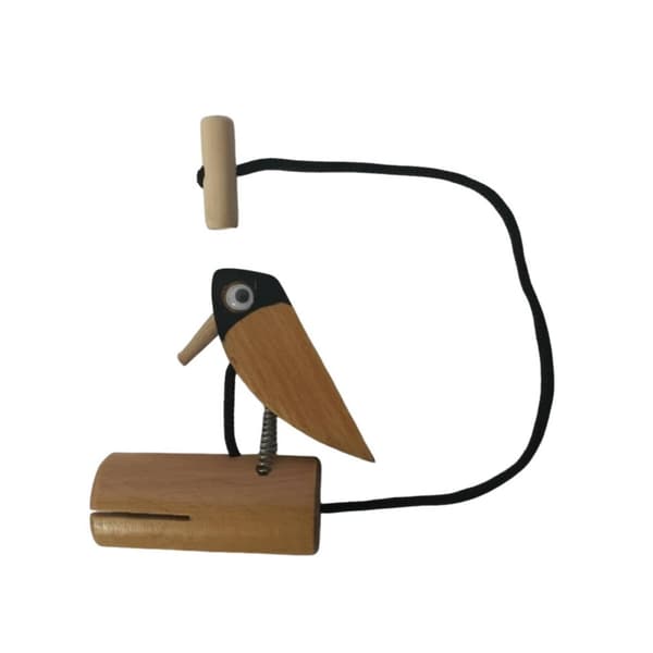 Wooden Drumming Tree Avian Toy Educational Drumming Tree