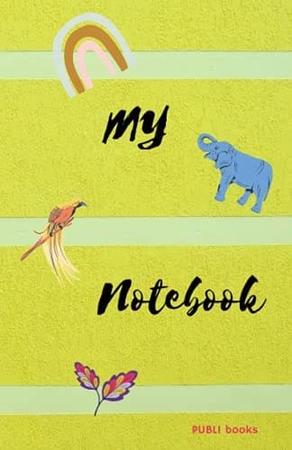 Sweet Notebook for children, 140 lined pages, size 5.5 x 8.5