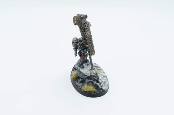 Warhammer 40K Space Wolves Wolf Guard Battle Standard Finecast miniature
