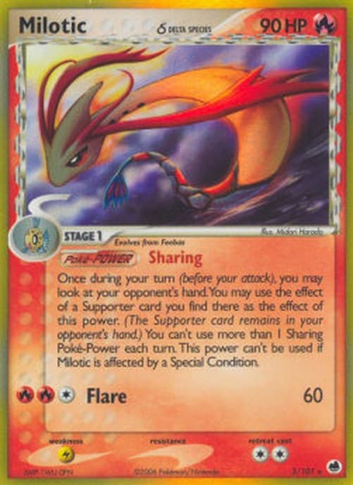 Pokemon Milotic δ Delta Species