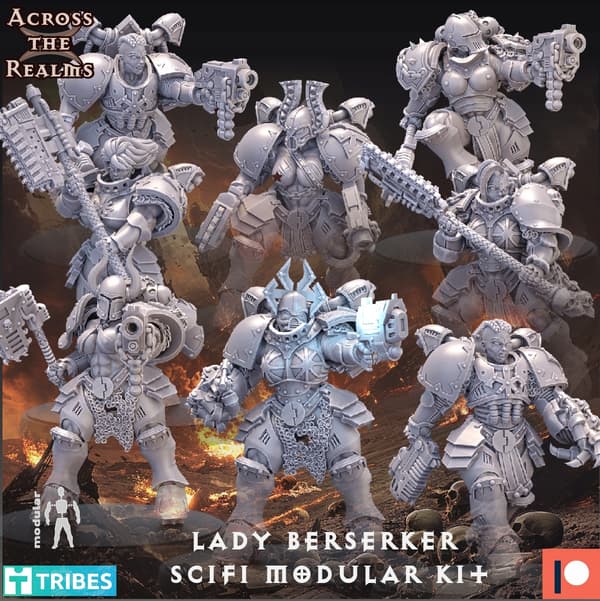 Lady Berserker v2 x5 Across the Realms
