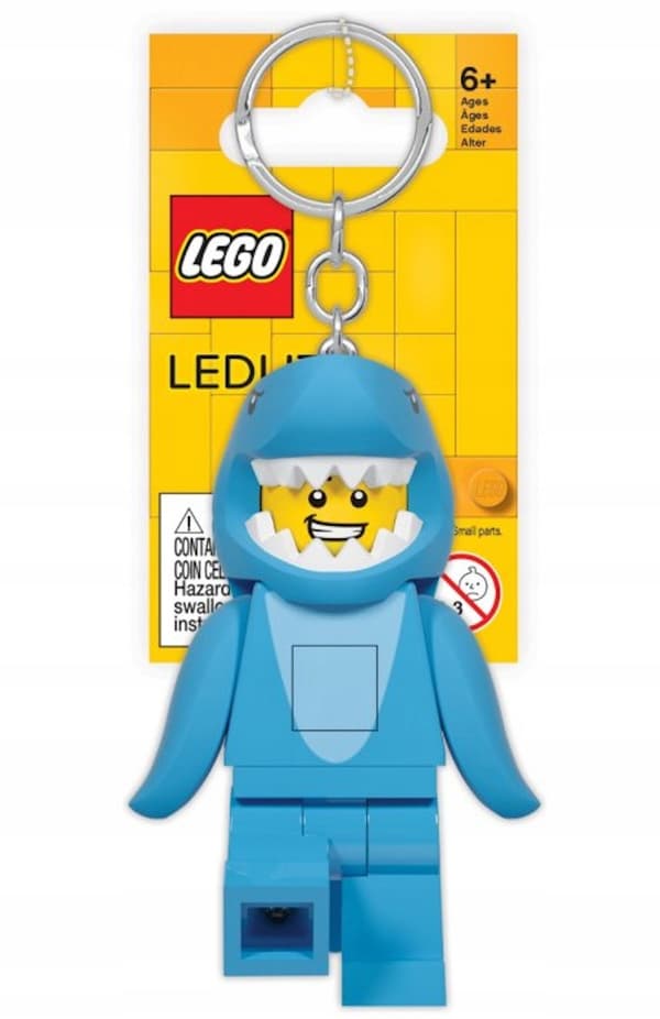 LEGO LED SHARK KEYRING FLASHLIGHT