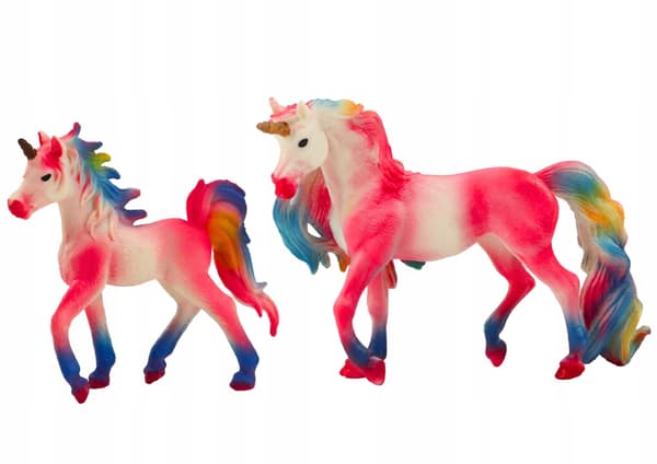 Collectable pink unicorn figurines