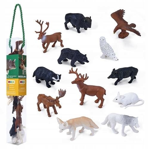 Mojo Mini World: Forest Animals, 12-piece set