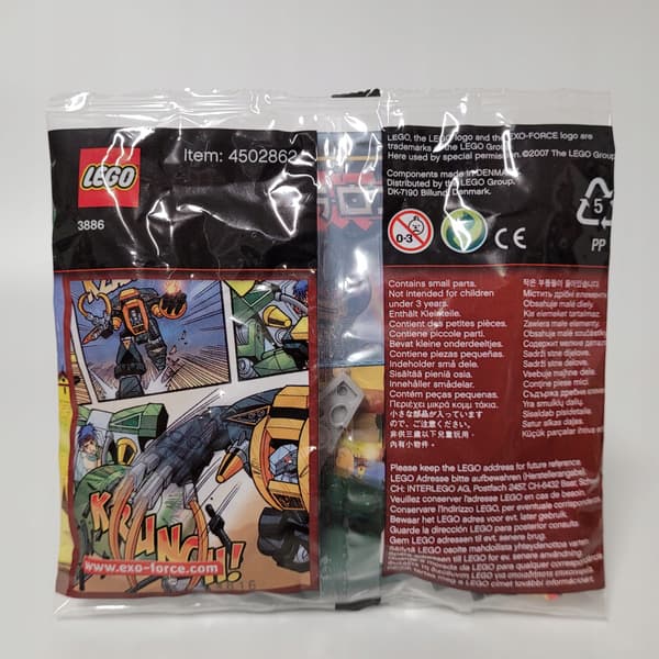 3886 Lego Exo Force Ninjago polybag MISB 2007