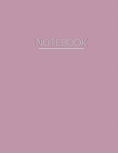 Notebook: Blush Composition – Lined Notebook, 120 pages – Large, 8.5 x 11 –