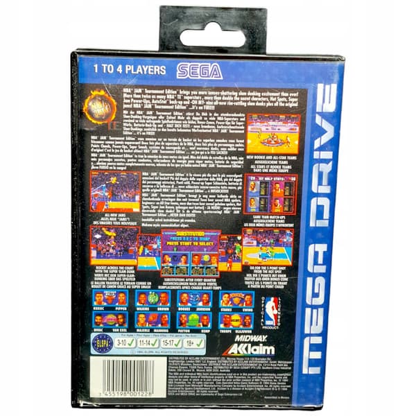 NBA Jam T.E. Tournament Edition / Sega Megadrive / SMD Mega Drive