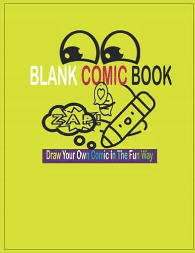 Blank Comic Book: Superheroes Blank Comic Book