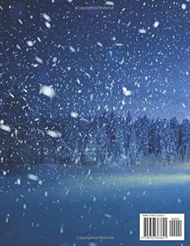 snow notebook: Journal and Lined Planner | Galaxy Notebook | Snow Journal