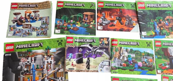 LEGO MINECRAFT INSTRUCTIONS SET