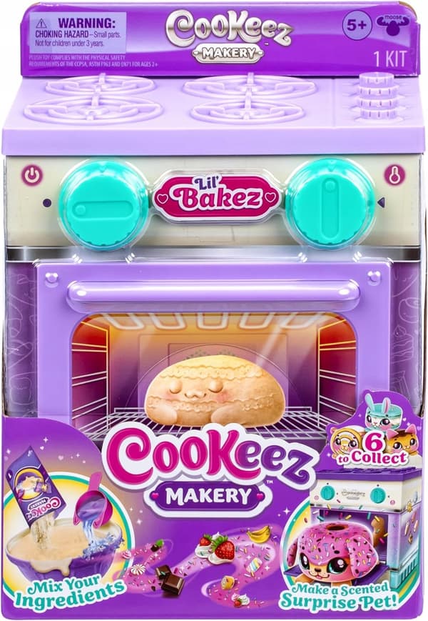 COOKEEZ MAKERY LIL BAKEZ OVEN PLUS A SURPRISE SOFT TOY