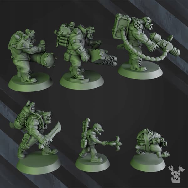 Blak Orks Mob v2 x6 DakkaDakkaStore