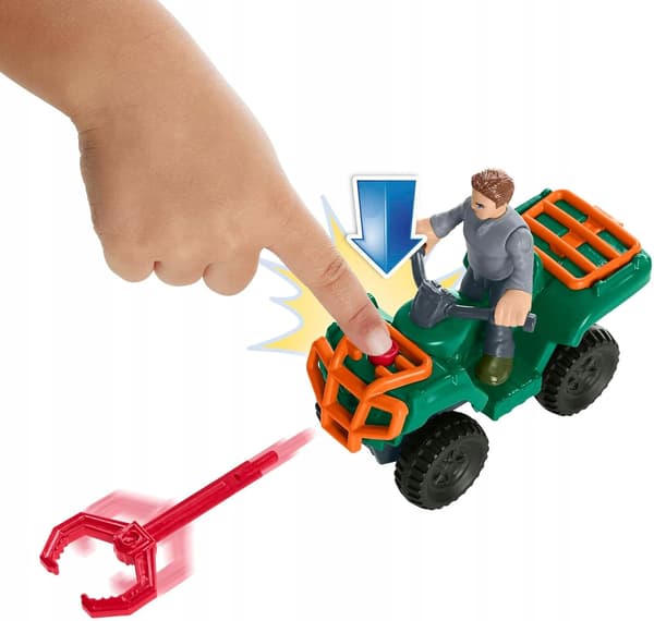 DINOSAUR LAB SET WITH FIGURES AND A TOY VEHICLE FOR CHILDREN