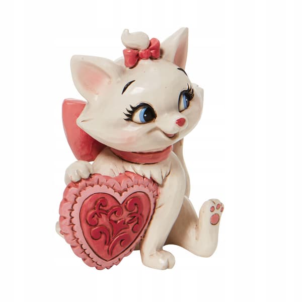 Disney Traditions Jim Shore Marie Heart Mini Figurine