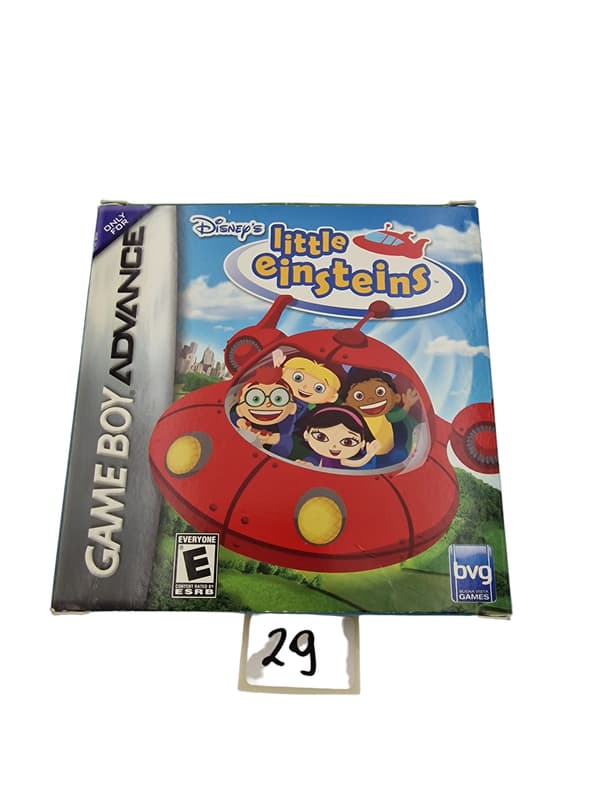 GAME BOY ADVANCE LITTLE EINSTEINS ORIGINAL