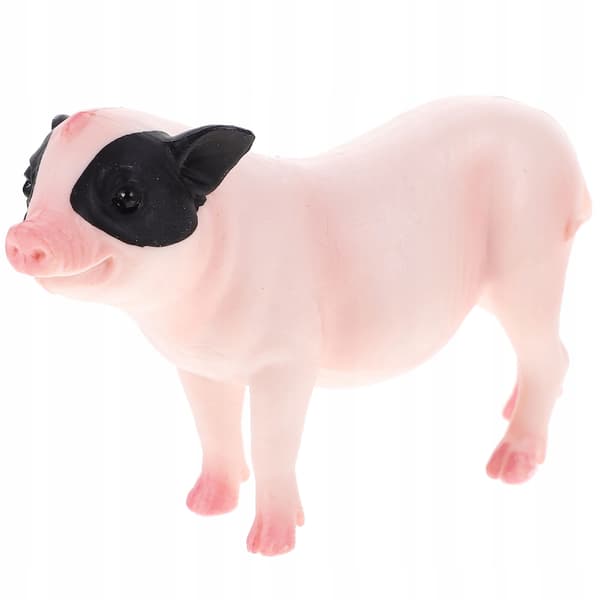 PLASTIC PIG FIGURINE – REALISTIC APPEARANCE AND DURABILITY