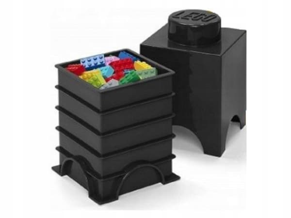 LEGO STORAGE BOX FOR BRICKS, 1, BLACK 40011733