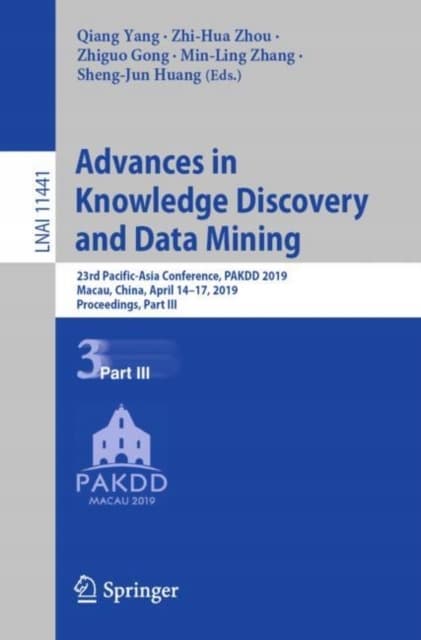 Advances in Knowledge Discovery and Data Mining: 23rd Pacific-Asia Conference