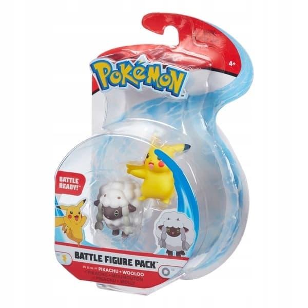 POKEMON Pikachu and Wooloo Battle Figure Pack