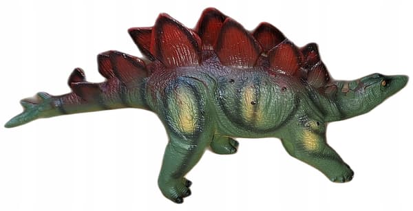 STEGOSAURUS – LARGE RUBBER DINOSAUR FIGURINE