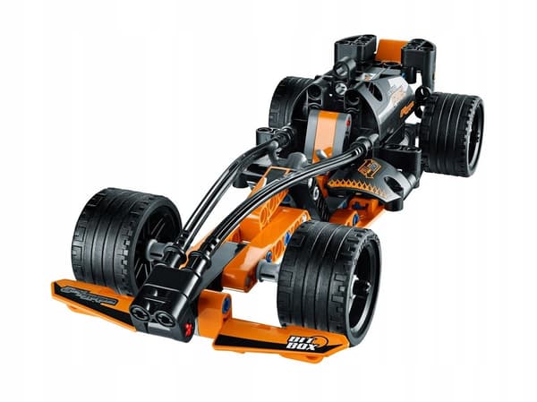LEGO TECHNIC 42026 Black Road Conqueror Formula Racing Car – Pull-Back – Unique