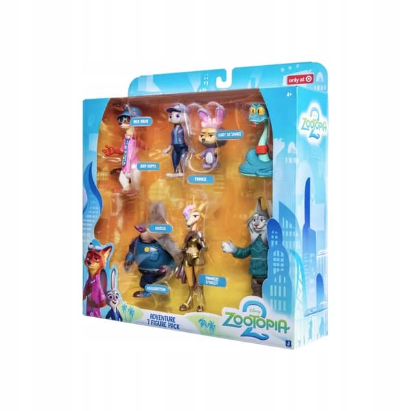 DISNEY Figures: 7 Zootopia movable Disney figures