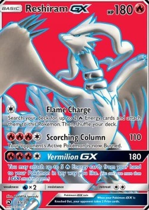 Pokemon Reshiram GX