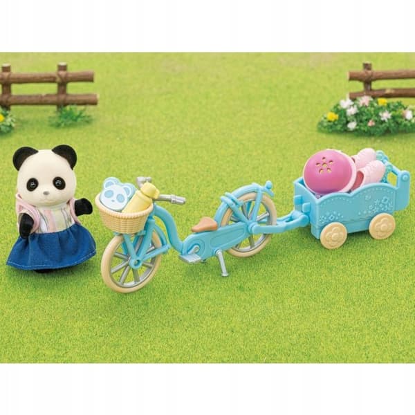 Sylvanian Families Panda Bicycle and Roller Skates Set