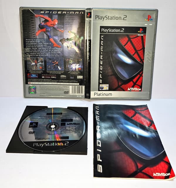 Spider-Man for PlayStation 2 (PS2) 3xA, boxed