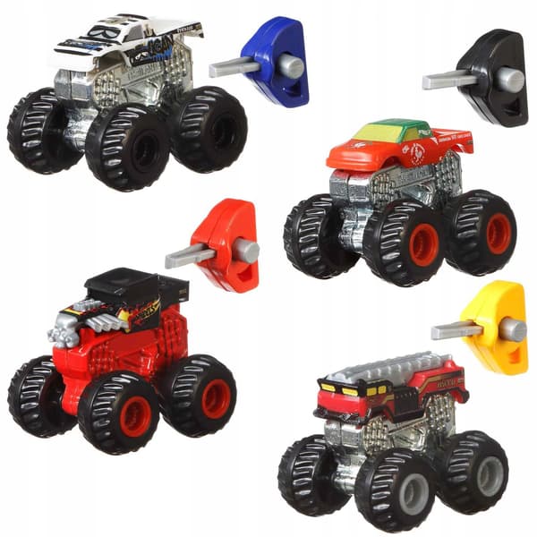 Hot Wheels monster truck, 1:64 scale, multicoloured