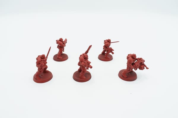 Warhammer 40K Space Marines Scouts – set of 5 plastic figures