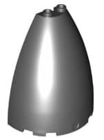 LEGO Black Half Cone 6x3x6 (18909/6314907)