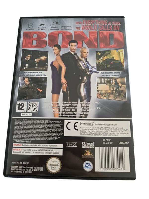 JAMES BOND 007: EVERYTHING OR NOTHING Nintendo GameCube boxed copy
