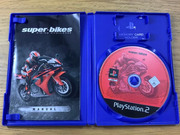 SUPER BIKES RIDING – PS2 game, in excellent condition, complete set