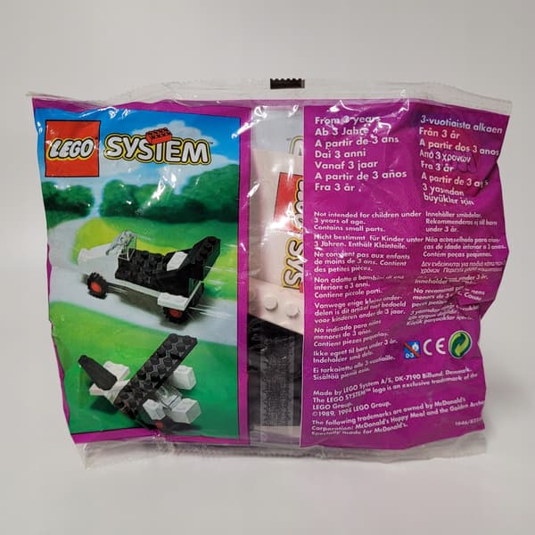 Lego System 1646 McDonald’s Basic polybag MISB 1994 Santa and Christmas tree