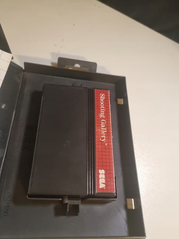 Shooting Gallery for the SEGA MASTER SYSTEM, complete with box and manual.