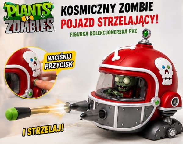 Plants vs. Zombies Space Zombie Robot PVZ | Interactive Figurine | Set
