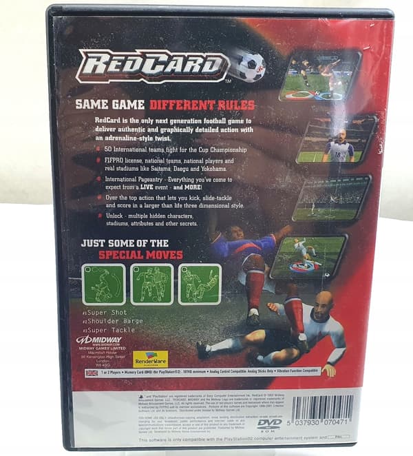 Sony PlayStation 2 (PS2) RedCard