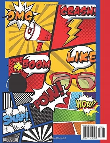 Comic book creator #1 (blank comic panel sheets): Let your imagination run wild A