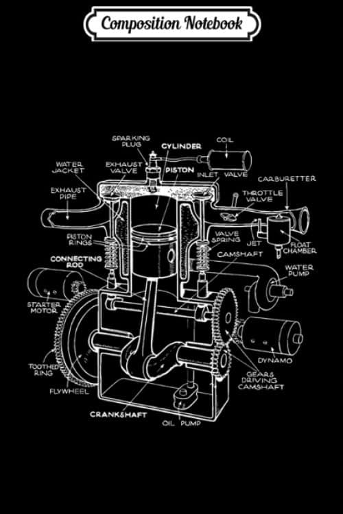 Composition Notebook: I still play with building blocks and model car engines J