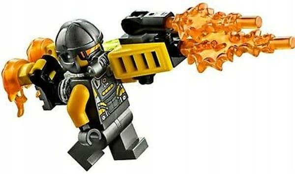 Lego minifigure @@@ AIM AGENT + WEAPON @@@ from set 76143