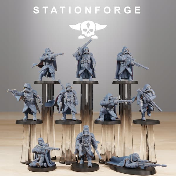 GrimGuard Marksmen x10 – Station Forge – 3D printing