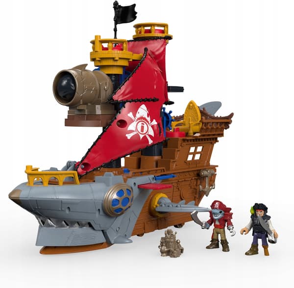FISHER-PRICE Imaginext Shark Bite Pirate Ship Set